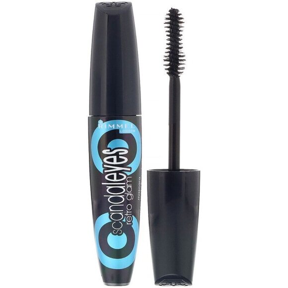 Rimmel London Retro Glam Mascara 001 Black Waterproof NEW - Picture 3 of 5
